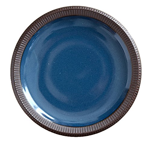 Round Dinner Plate - Blue/Indigo