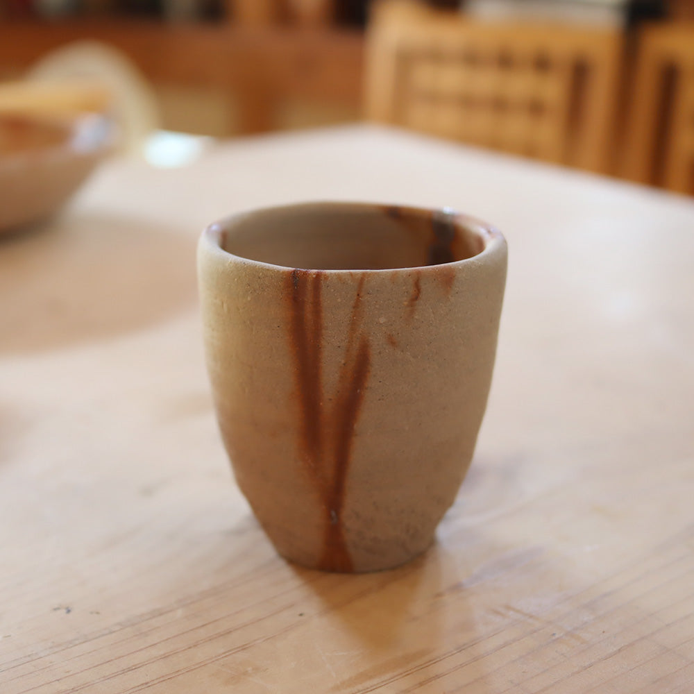 Ogawa Kiln 6.8 oz Yunomi Japanese Teacup Jumon Pottery - Small