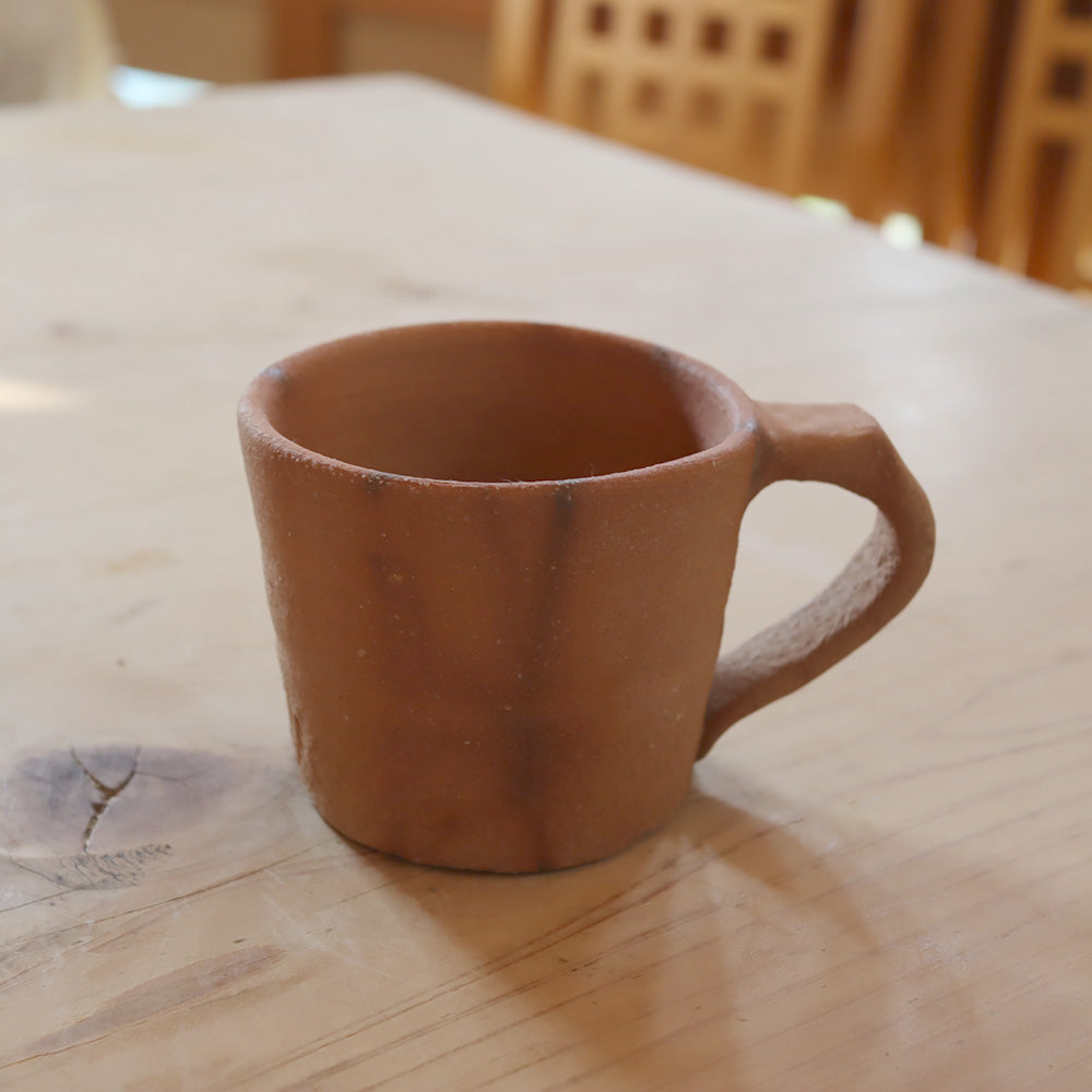 Ogawa Kiln 7.4 oz Coffee Mug Teacup with Handle Jumon Pottery