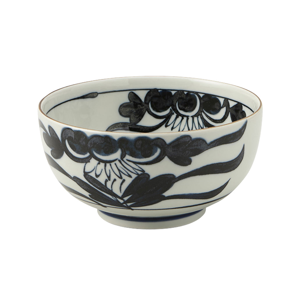 Black and White Multi-Purpose Donburi Bowl - Large