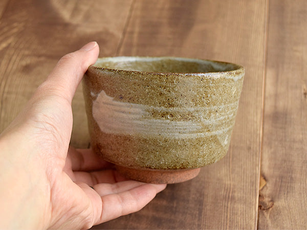 Authentic 16 oz Pottery Matcha Tea Cup Handmade Comes in a Box