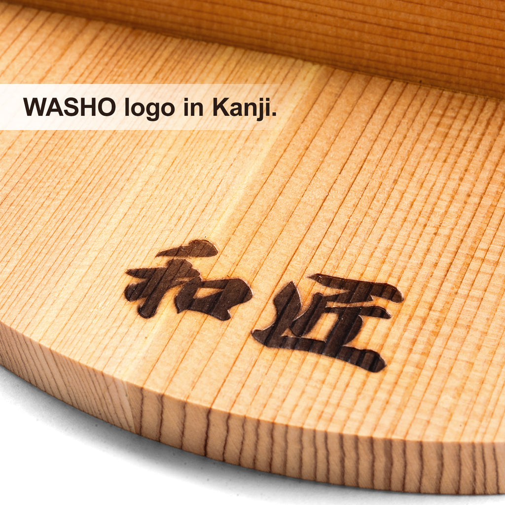WASHO Kiso Sawara Japanese Cypress Wooden Drop Lid Otoshibuta