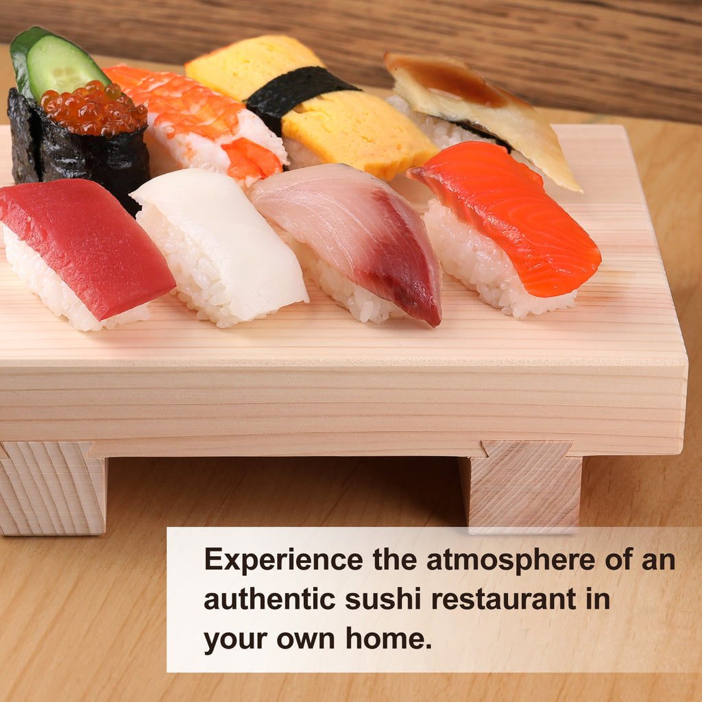 WASHO Hinoki Japanese Cypress Sushi Geta Serving Board