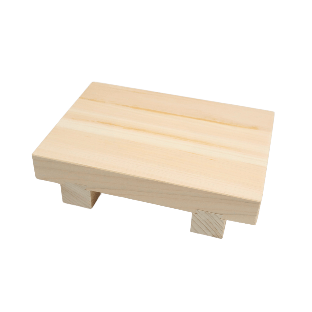 WASHO Hinoki Japanese Cypress Sushi Geta Serving Board