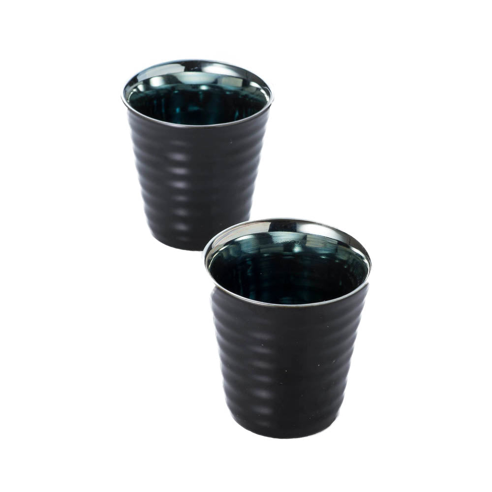 Mirror Finish Tumblers Set of 2 - Black