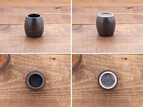Porcelain Toothpick Holder - Silver/Black