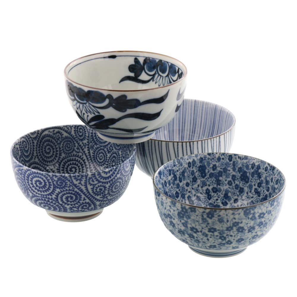 Multi-Purpose Japanese Donburi Bowl Set of 4 - Small