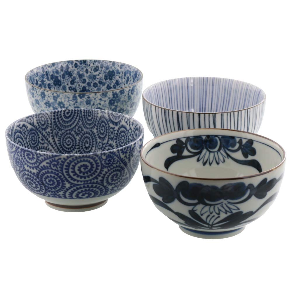 Multi-Purpose Japanese Donburi Bowl Set of 4 - Small