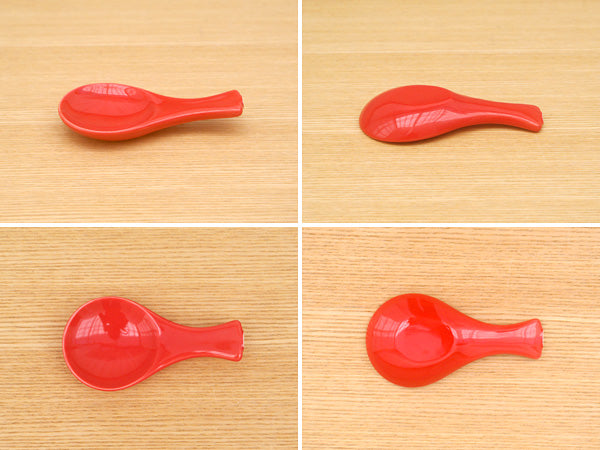 Amuse-Bouche Appetizer Spoon Set of 4 - Red