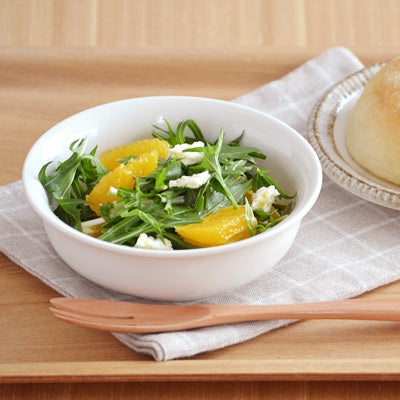 Small Bone China Bowl Set of 4 - White