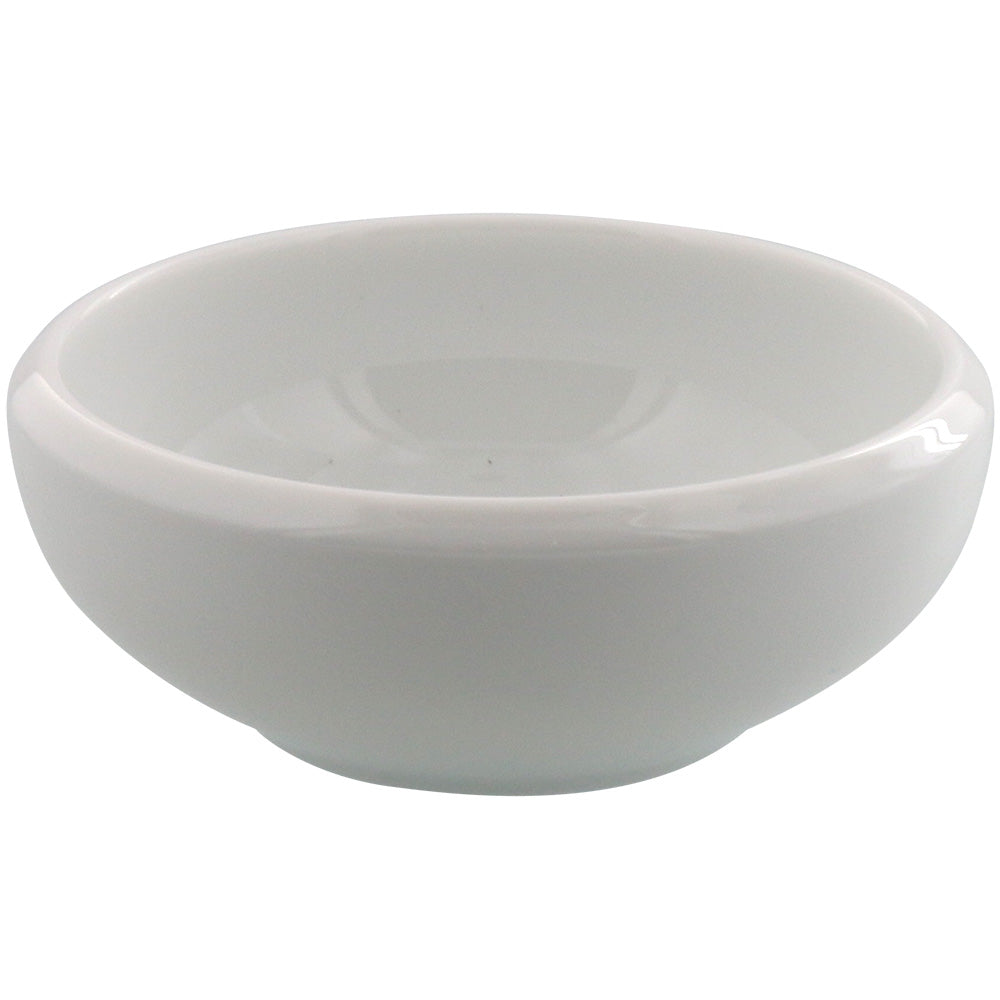 Small Round Shallow Bowl Set of 4 - White