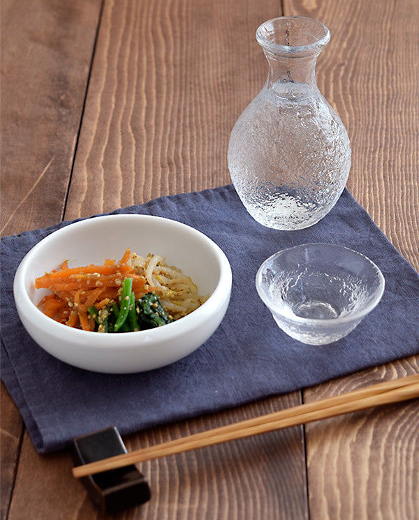 Small Round Shallow Bowl Set of 4 - White