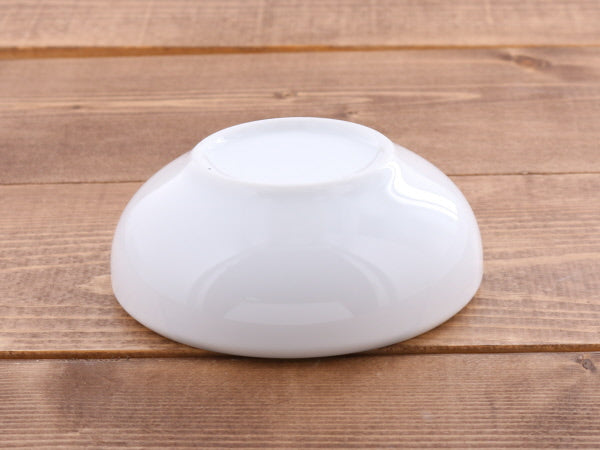 Small Round Shallow Bowl Set of 4 - White