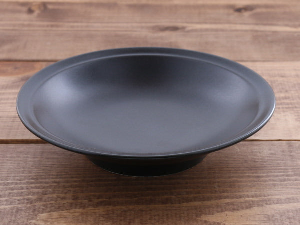 5.9" Black Appetizer Plate Set of 4