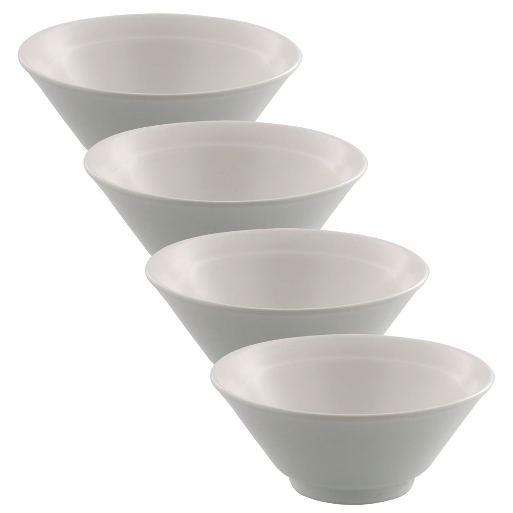 White Salad Bowl Set of 4