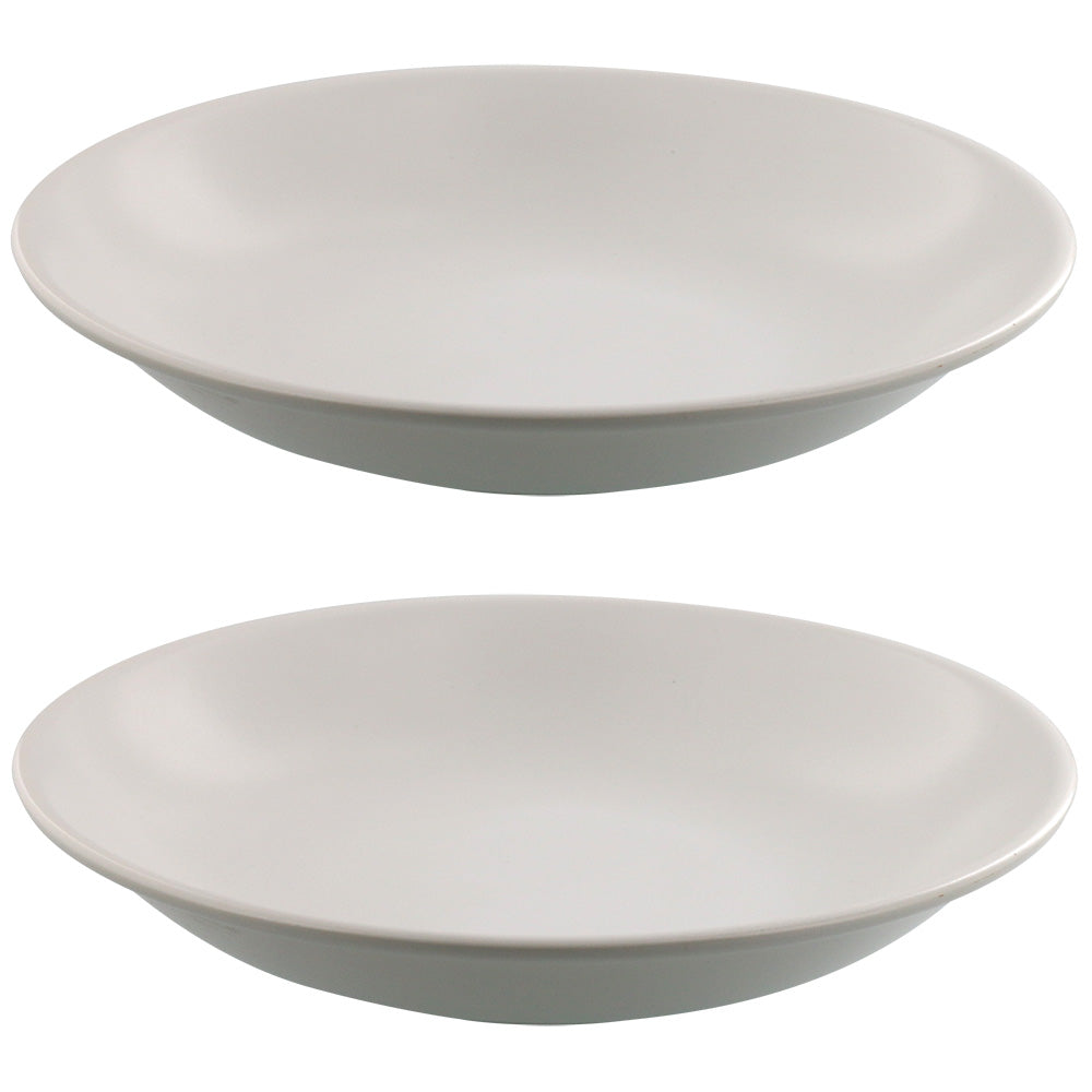 White Pasta Plate Set of 2 - Large