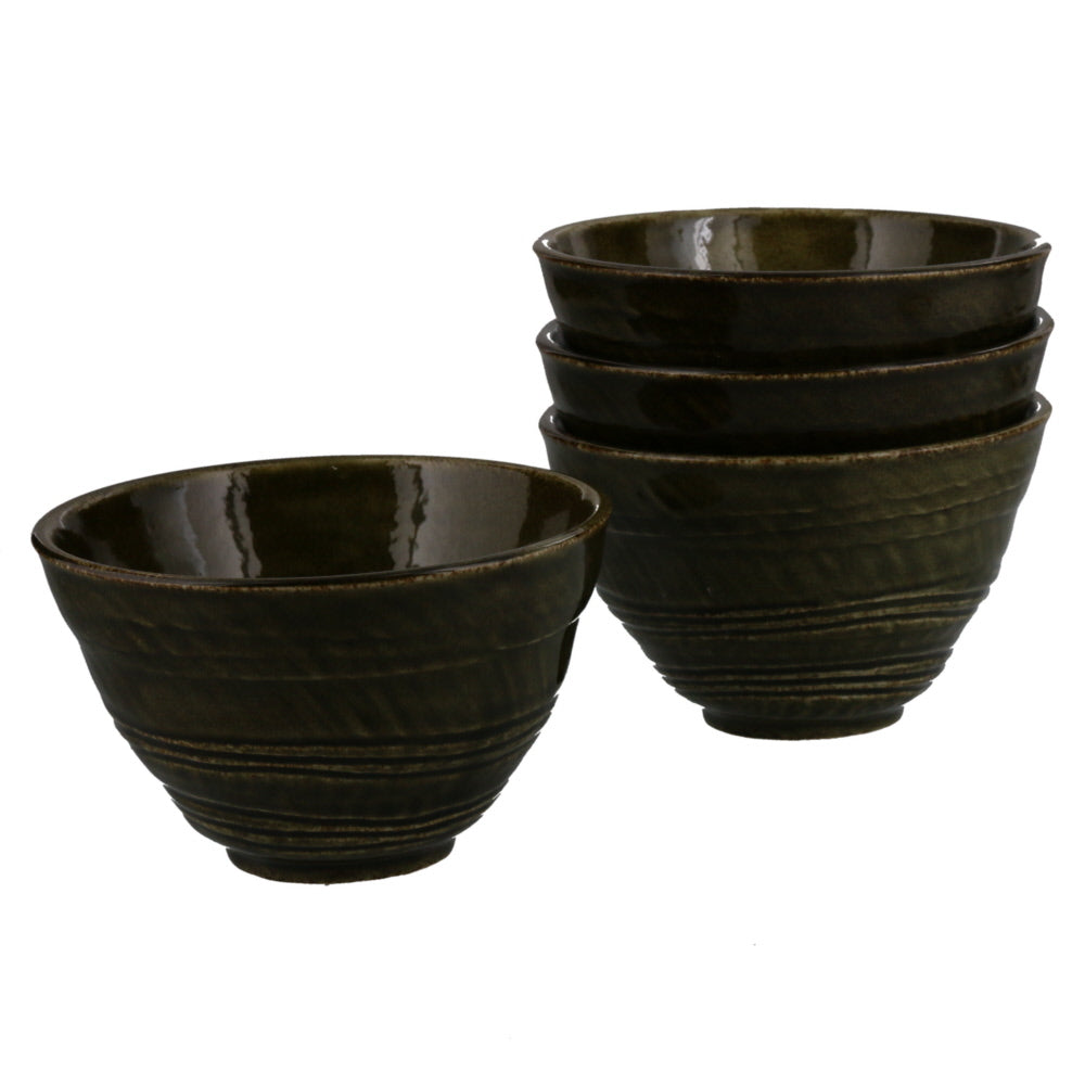 17 oz Multi-Purpose Oribe Green Bowl Set of 4 - Small