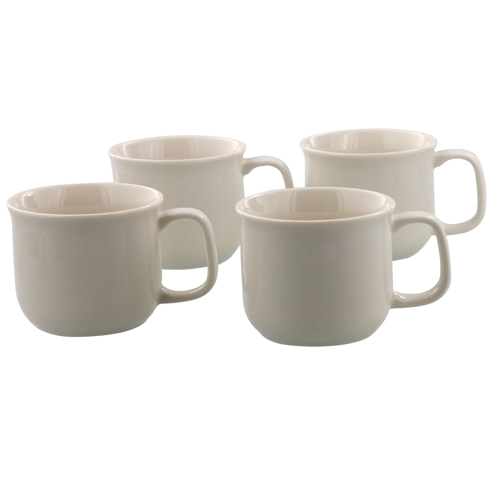 Small Coffee Mug Set of 4 - White