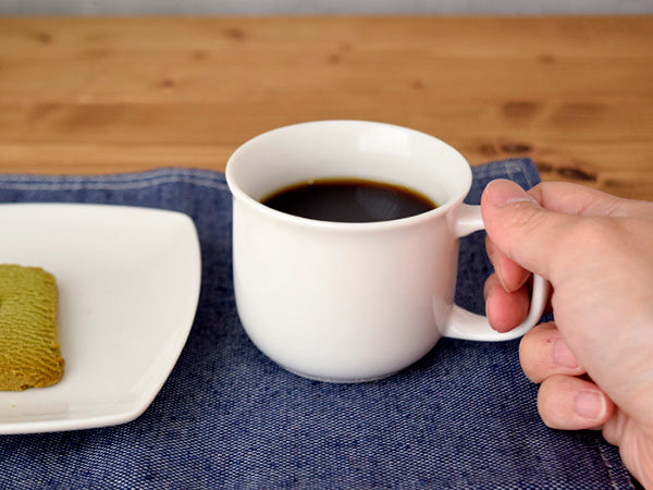 Small Coffee Mug Set of 4 - White