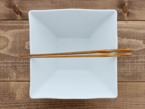 STUDIO BASIC Original White Square Bowls - Large