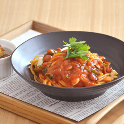 Stylish and Versatile Bowl Plate Matte Black Set of 2