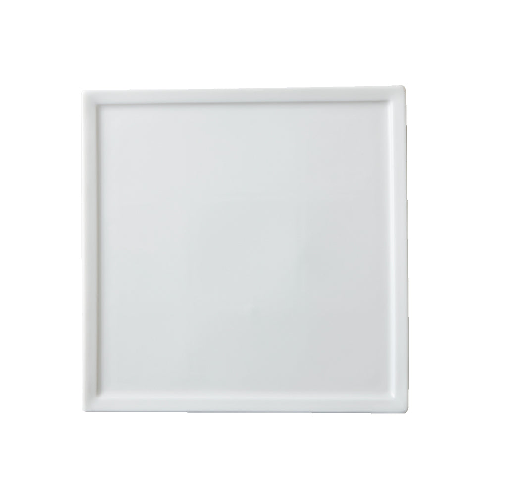 Square Appetizer Plate - White