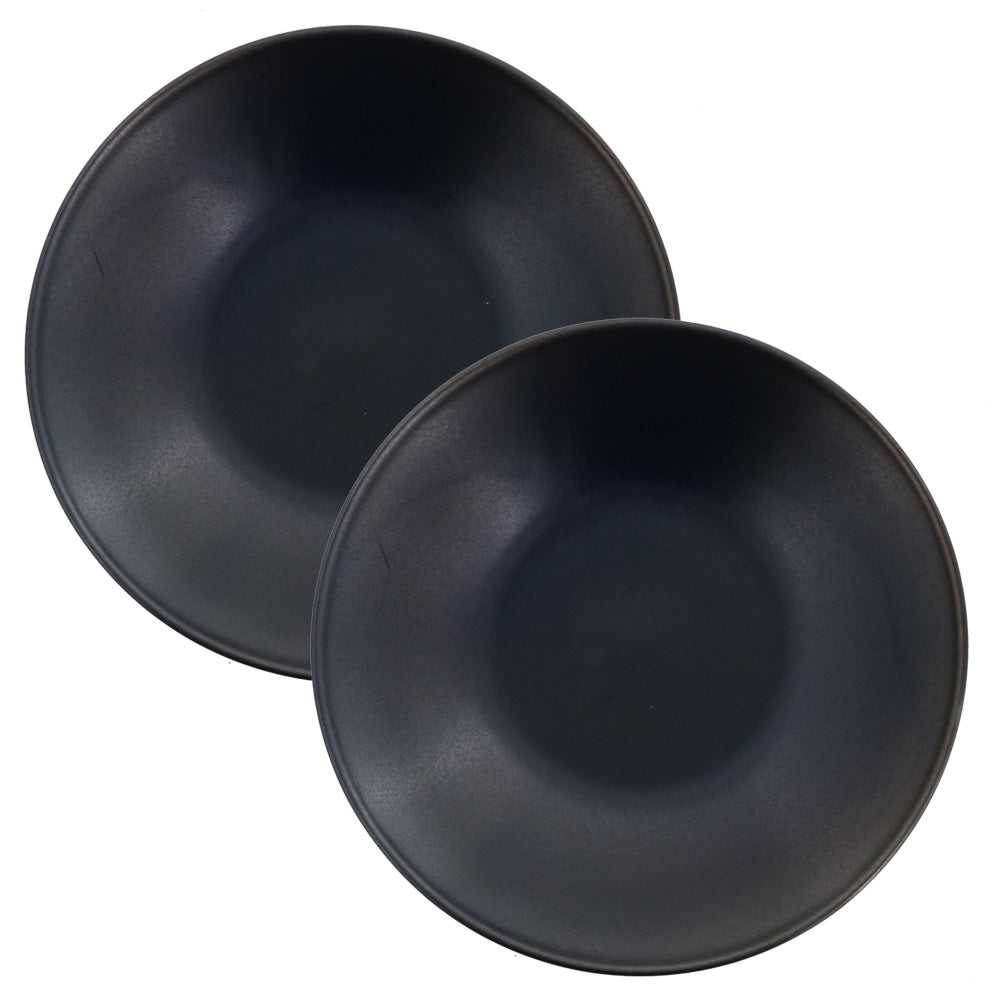 Lightweight 8.7" Round Appetizer Plates Set of 2 - Indigo