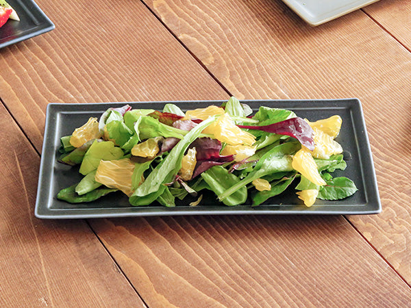 8.3" Rectangular Plates Set of 4 - Navy Blue