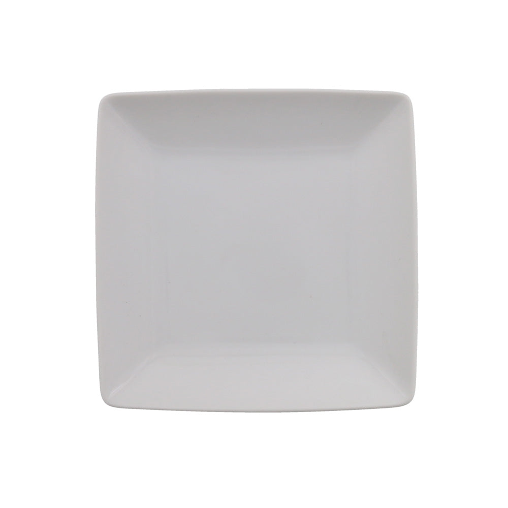 Large White Square Plate Set of 2