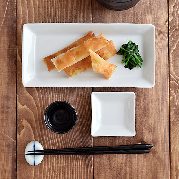 STUDIO BASIC Original Rectangular Appetizer Plate Set of 4