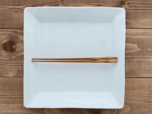 STUDIO BASIC Original White Square Plate - Large