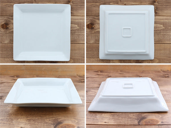 STUDIO BASIC Original White Square Plate - Large