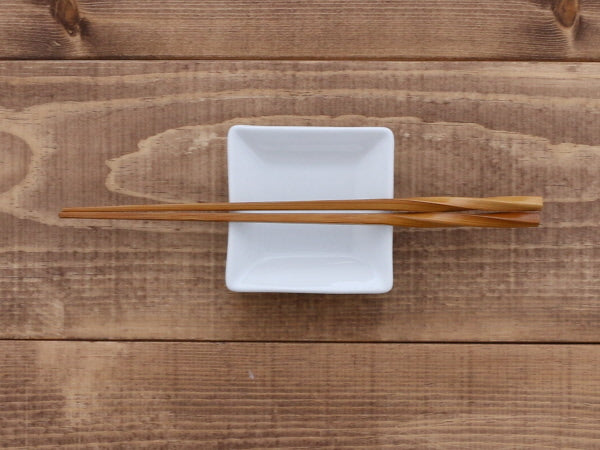 STUDIO BASIC Original White Square Plate Set of 4 - Extra Smal
