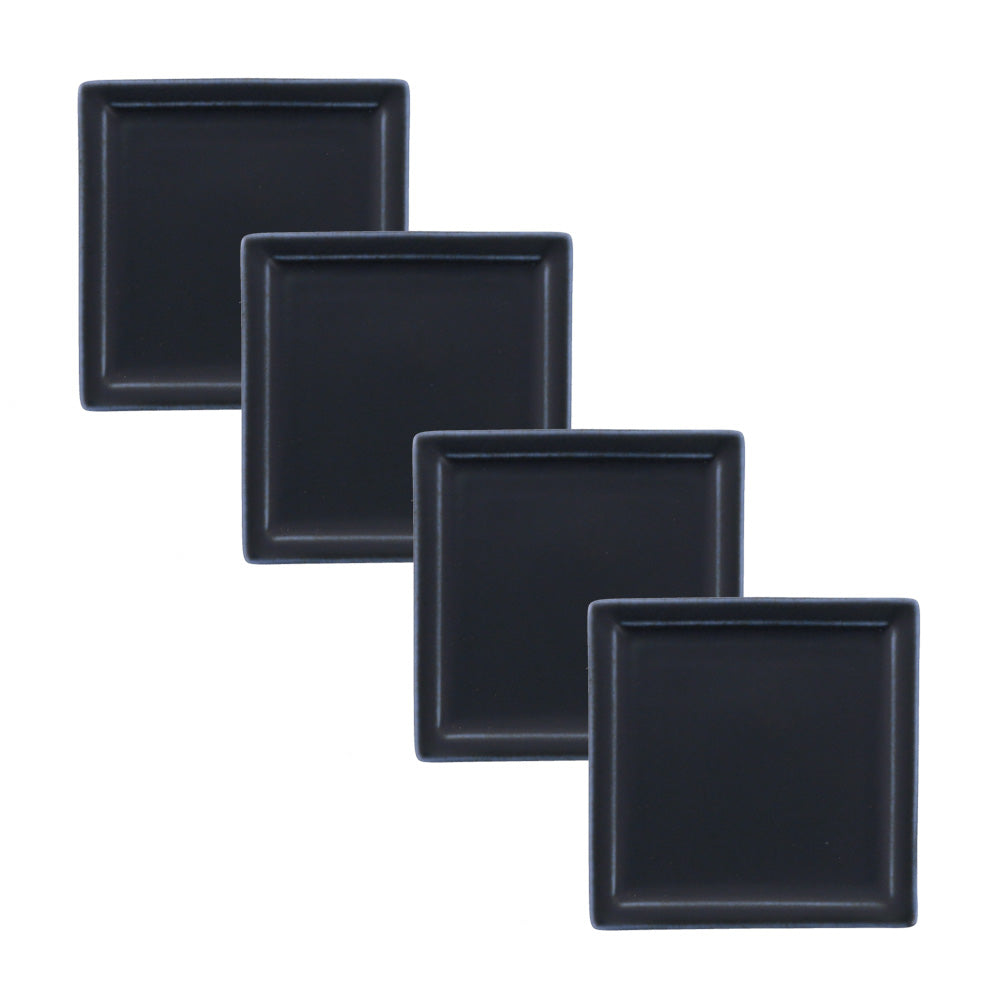 3.9" Small Square Dishes - Navy Blue
