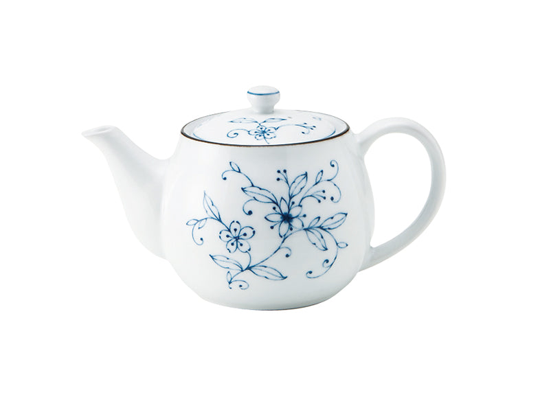 Japan Senkarakusa White Teapot with Infuser