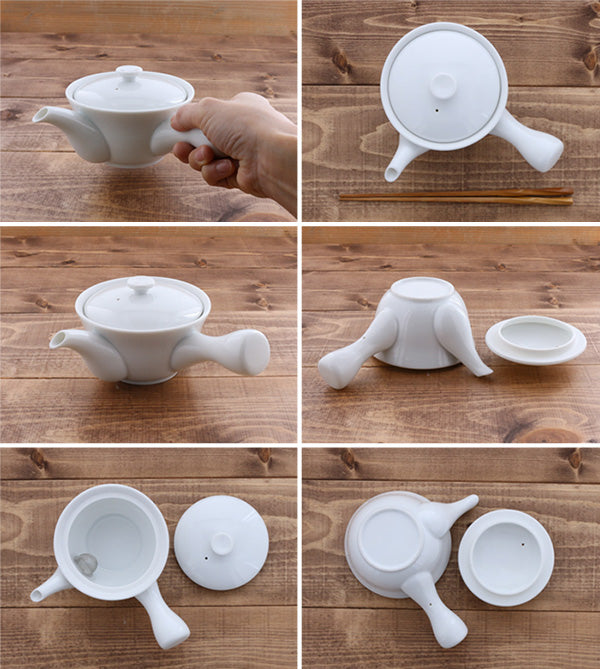 STUDIO BASIC Original Japanese Teapot with Infuser - White