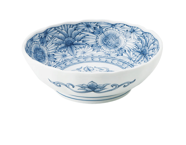 Multi-Purpose Bowl Set of 4 - Blue and White