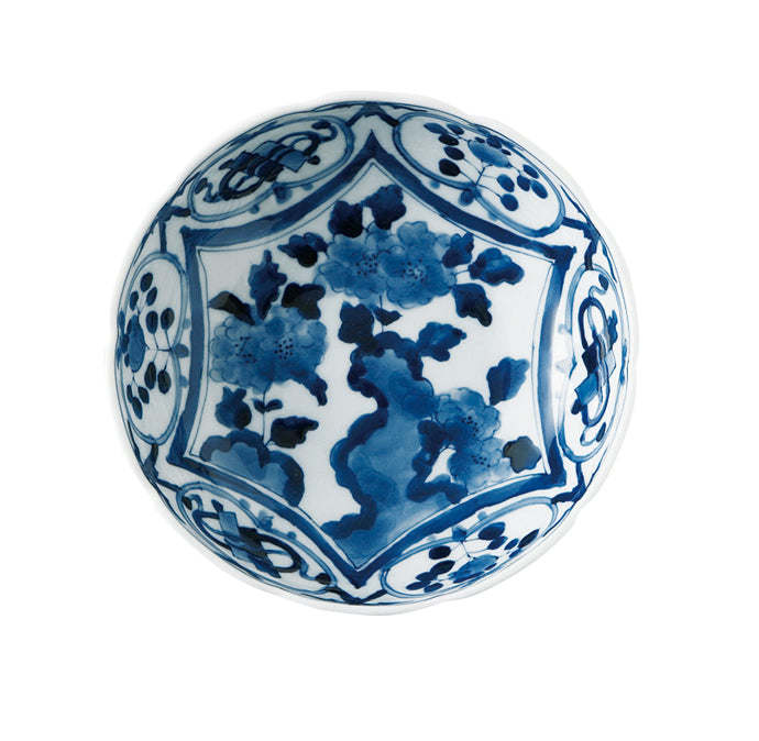 Multi-Purpose Bowl Set of 4 - Blue and White