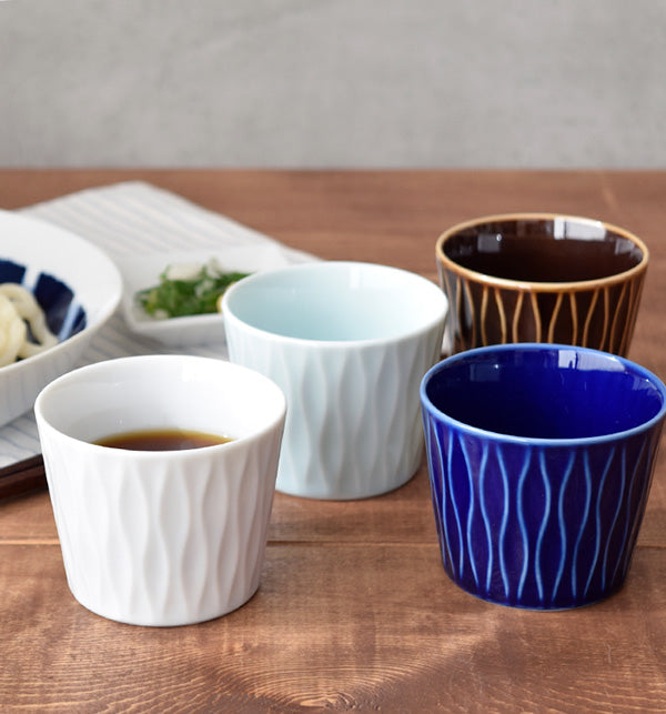AYA Sobachoko 3.1" Multi-Purpose Cups Set of 4 - Blue