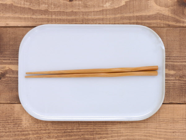 Estmarc 10.6" Square Trays/Plates Set of 2 - White