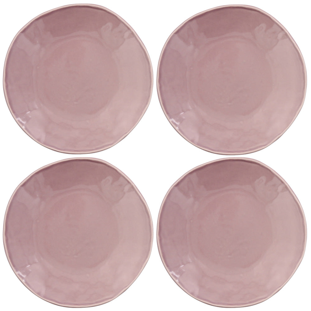 Estmarc Shabby Chic Medium Plates Set of 4 - Purple