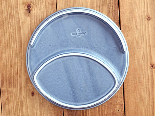 Estmarc Divided Moon Plate - Gray