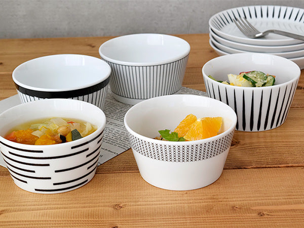 Estmarc Assorted Mini Salad Bowl Set of 6 - White