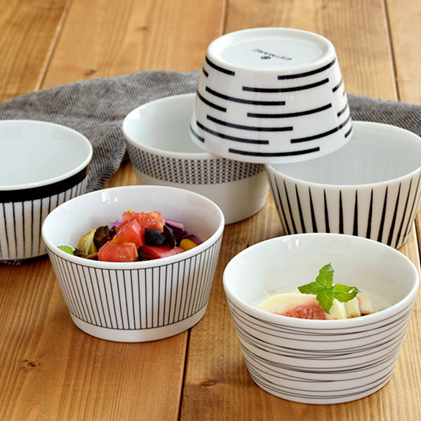 Estmarc Assorted Mini Salad Bowl Set of 6 - White
