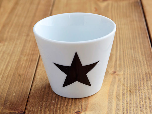 Estmarc White Mugs Set of 4 - Star
