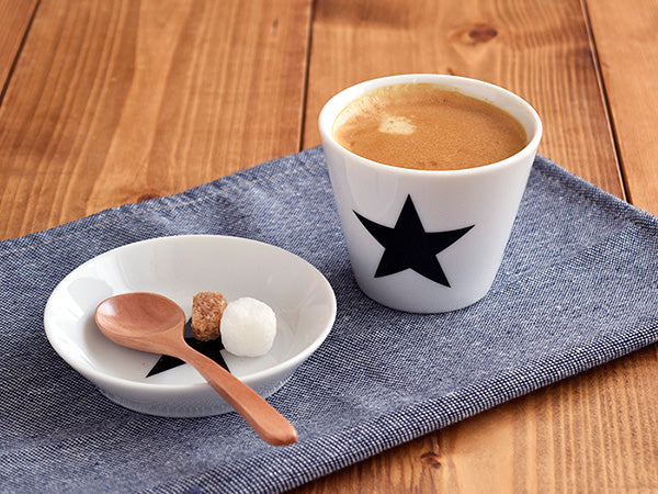 Estmarc White Mugs Set of 4 - Star