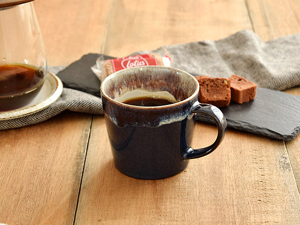 Estmarc Wide Rim Ceramic Mug - Navy Blue
