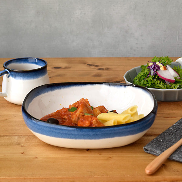Estmarc Iceberg Multi-Purpose Square Bowl - Blue and White