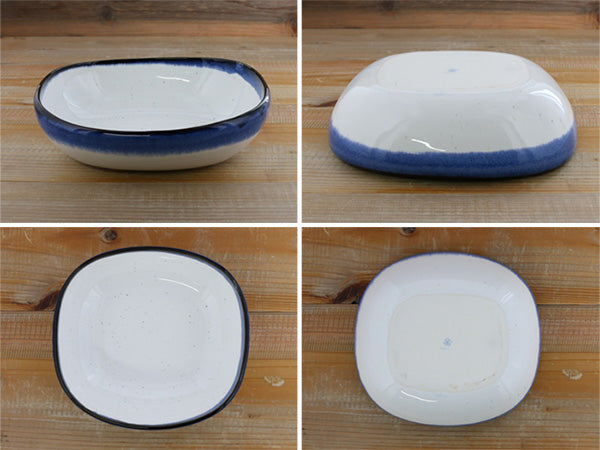 Estmarc Iceberg Multi-Purpose Square Bowl - Blue and White