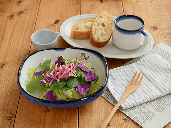 Estmarc Iceberg Multi-Purpose Square Bowl - Blue and White